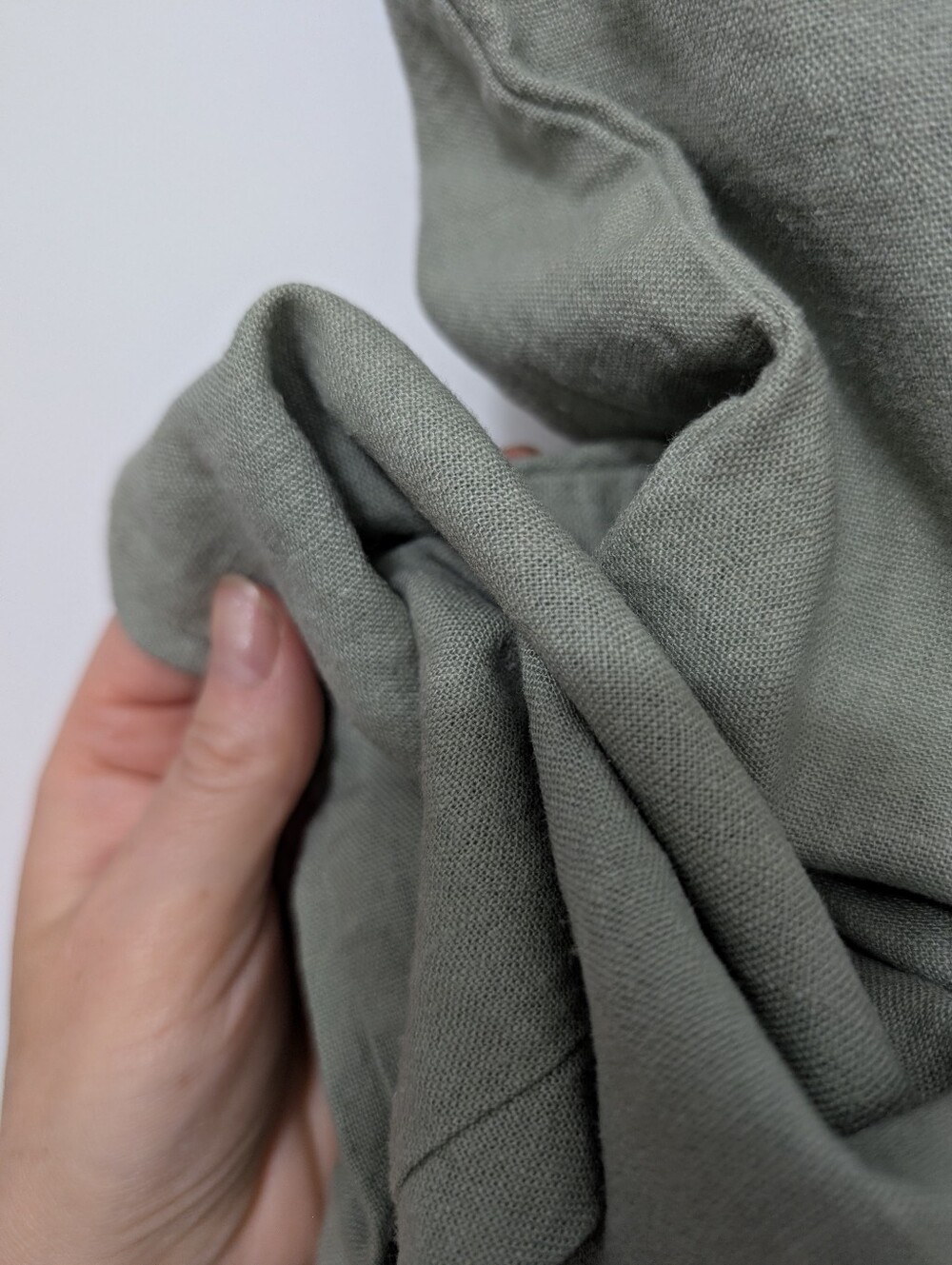 Women's Wide-Leg Pull-On Pants in Sage Green - Picture 3 of 16